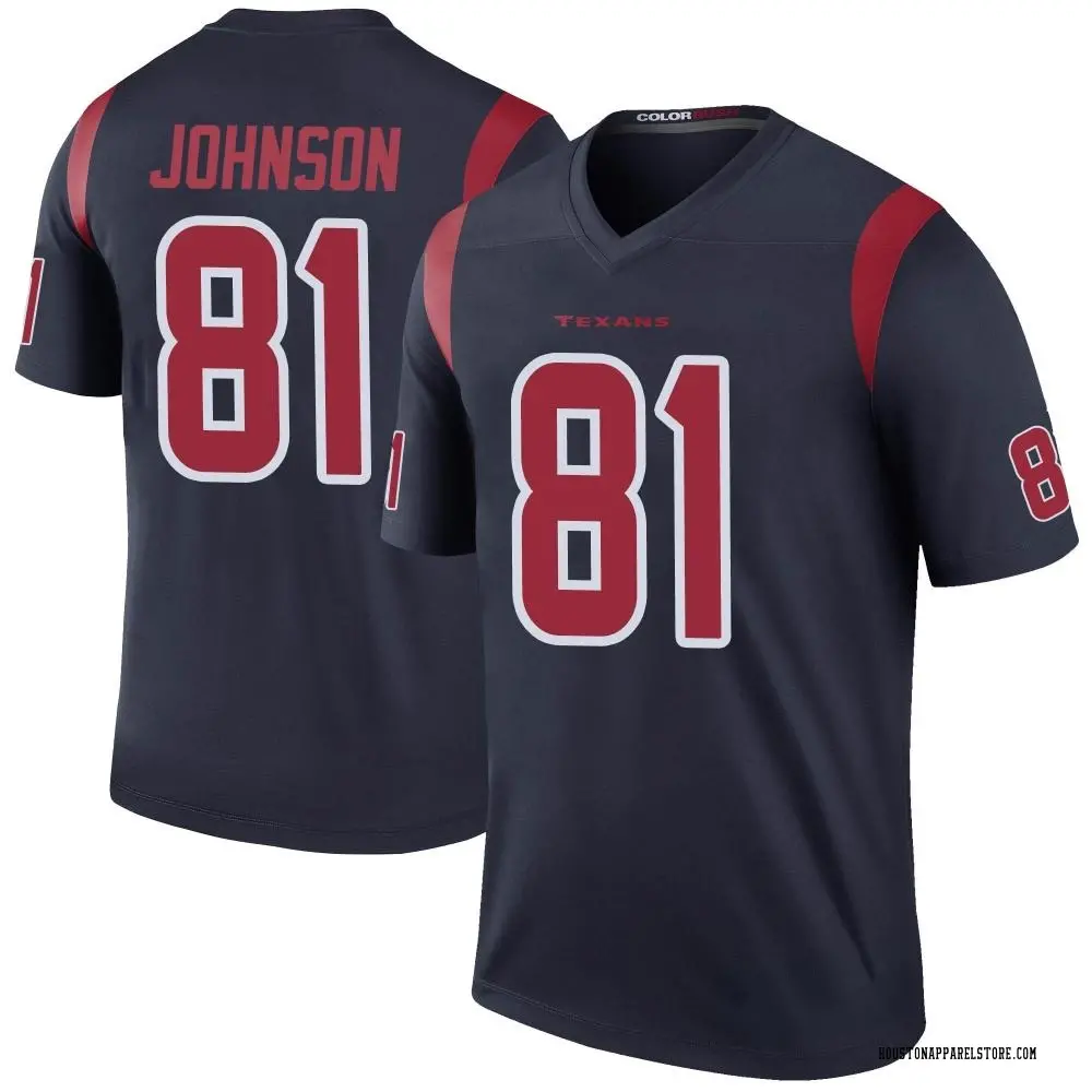 Andre Johnson Youth Legend Navy Houston Texans Color Rush Jersey - Houston  Store